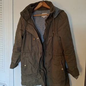 army green anorak